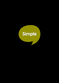 The Simple Speech bubble Black No.2-03