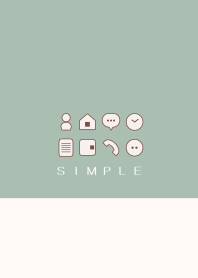 SIMPLE(beige green)V.411b