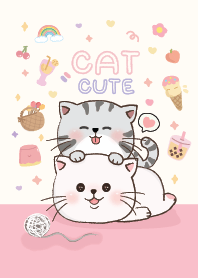 แมวน่ารัก ชมพูเลิฟเว่อร์