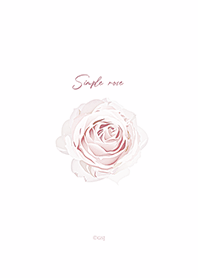 simple pink rose