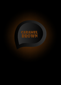 Caramel Brown Button In Black V.5