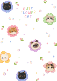 cute flower cats