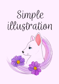 simple illustration15pink_JP