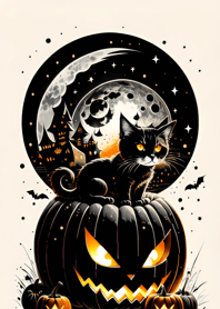 halloween cat 102600