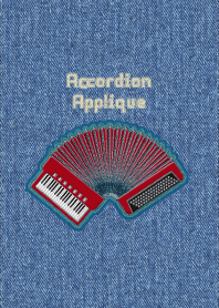 Accordion Applique Red 16