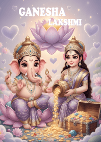 พระพิฆเนศ,พระแม่ลักษมี: รวย,รุ่งเรือง 4