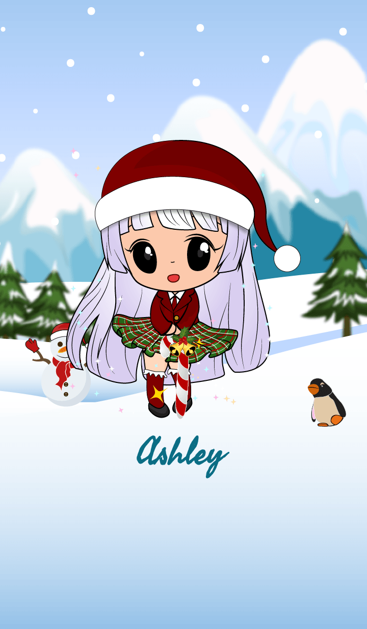 Ashley snowy girl