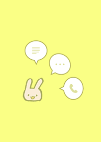 Rabbit & Simple yellow