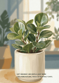 Baby Rubber Plant Vibes