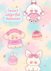 Sweet colorful bunnies2