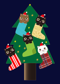 猫たちのクリスマス