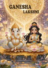 Ganesha Lakshmi wealth, success