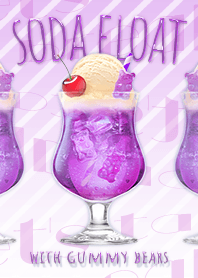 Soda Float w/GB  - Grape
