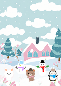 Kawaii scandinavian style(Winter-882)