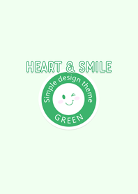 - Heart & Smile Pattern "Green" -