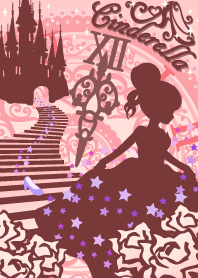 Cinderella Silhouette Pink -