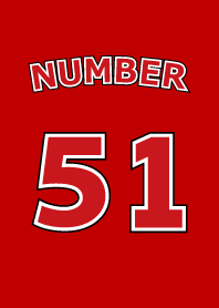 Number 51 red version
