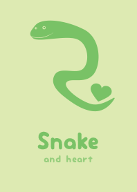 Snake & heart Pale fresh GRN