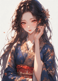 Japanese-style girl A21402