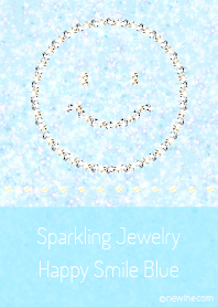Sparkling Jewelry Happy Smile Blue