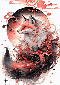 ✨จิ้งจอกเก้าหางแห่งโลกสีแดงลึกลับ❤️