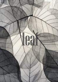 Gray translucent leaves, simple