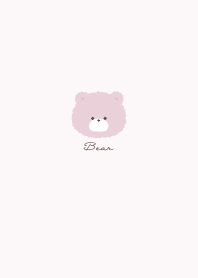 Simple Bear Milk Pink