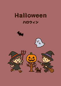 Cute Magical Halloween(pink orange)