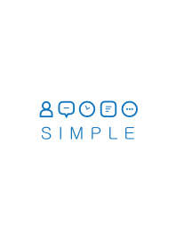 SIMPLE(white blue)V.11b