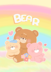 THE BEAR FAMILY : LOVE PASTEL