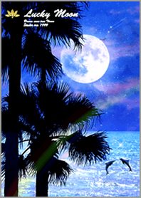 Good luck Moon and dolphins