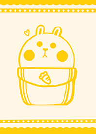 Pocket cute rabbit J-yellow (Re5)