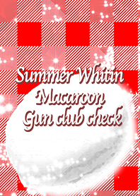 Summer Whitin Macaroon Gun club check