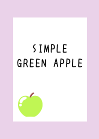 SIMPLE GREEN APPLE-LIGHT PURPLEj