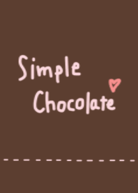 simple chocolate