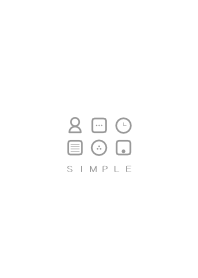 シンプル（white)V.267