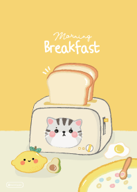 Mutu Cat : Morning Breakfast (Yellow)