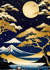 Bright Moon and Dawn d29942