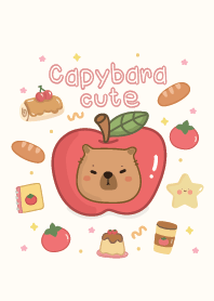 Capybara apple so cute! minimal