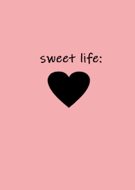 sweet life (black pink)