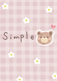Cute cute simple bear13.