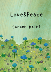 Oil painting art [garden paint 188]