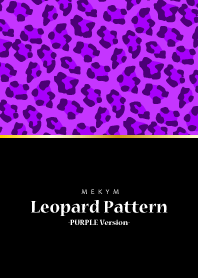 Leopard Pattern -PURPLE Version 2-