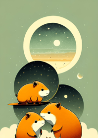 Ukiyo-e - Capybara 1c865D