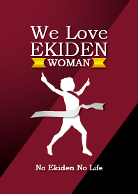 We Love Ekiden WOMAN (Dark Red)