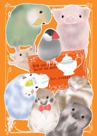 A secret tea ceremony with cute animals.