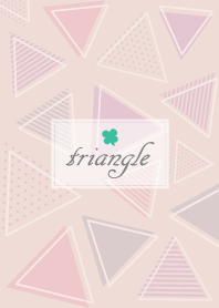 Triangle Clover'Pink'