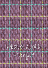 Pueple plaid cloth