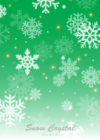 Snow Crystal -CHRISTMAS GREEN-