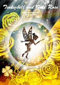 Tinkerbell and Gold Rose2